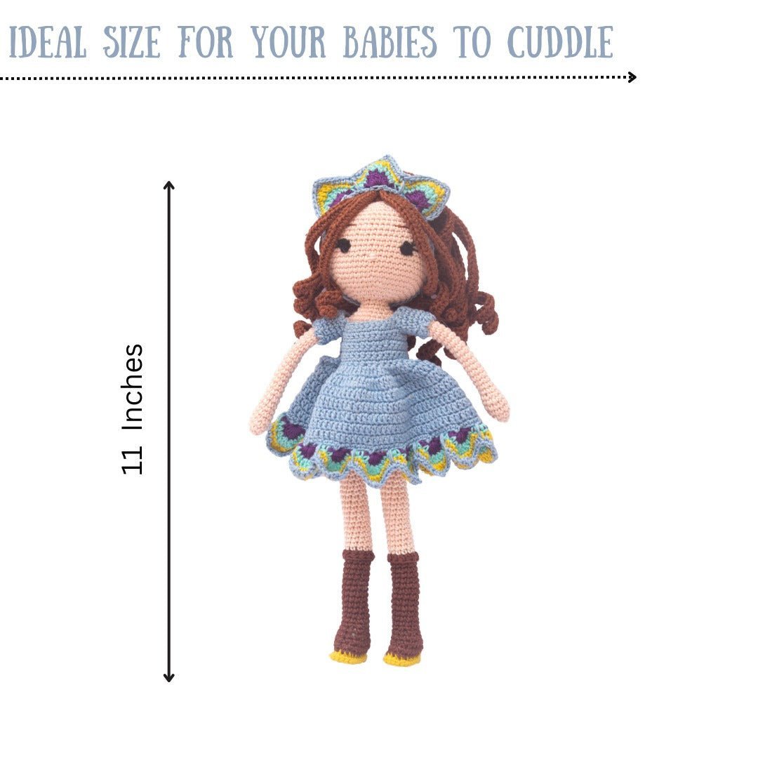 Happy Threads Peacock Princes Handcrafted Doll - PCKP0169