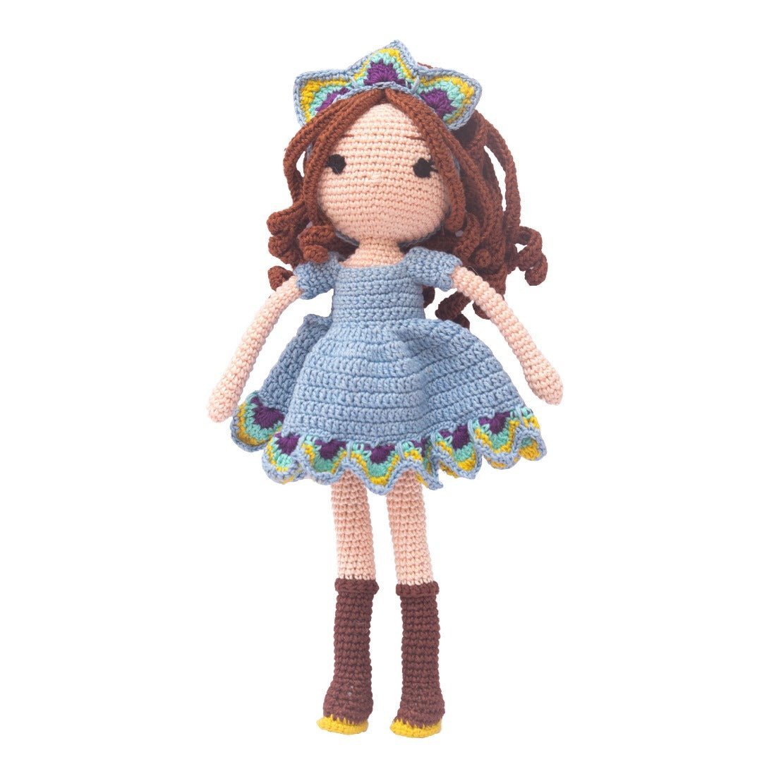 Happy Threads Peacock Princes Handcrafted Doll - PCKP0169