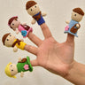Happy Threads | Picnic Finger Puppets – Handcrafted Amigurumi Set | Soft & Creative Play for Kids - Crochet Toy