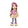 Happy Threads | Rasberina the Doll – Limited Edition Handmade Crochet Keepsake - ID23A026