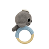 Happy Threads | Soft Handmade Crochet Dolphin Rattle for Infants - DPNR0349