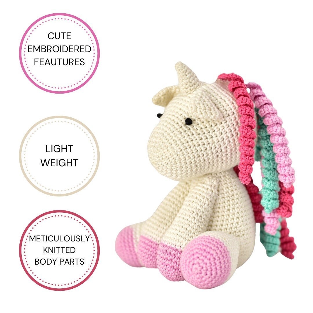 Happy Threads Spectral Unicorn Super sweet Soft Toy - STU00300