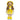 Happy Threads | Sunshine Crochet Doll – 100% Handmade 17" Soft Toy for Kids, Child - Safe Cotton Yarn - ID23A049