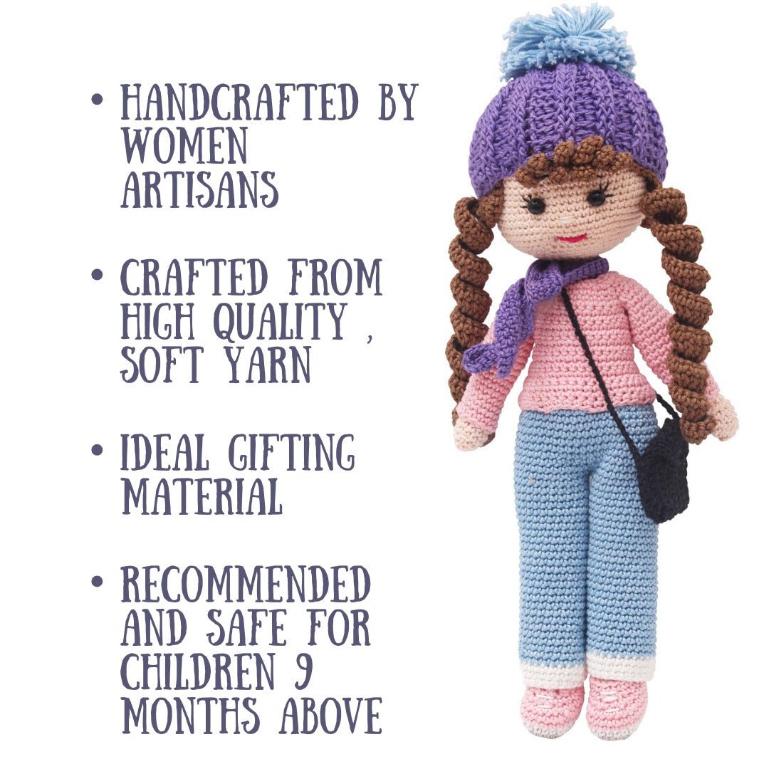 Happy Threads Sweetie Doll Handcrafted Stuffed Dolls - SWTE0805