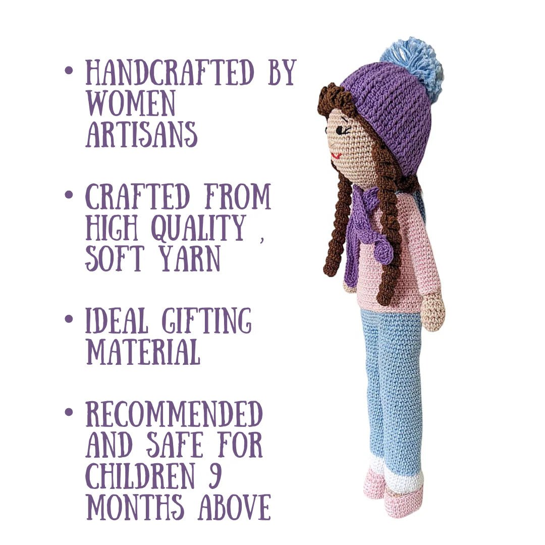 Happy Threads Sweetie Doll Handcrafted Stuffed Dolls - SWTE0805