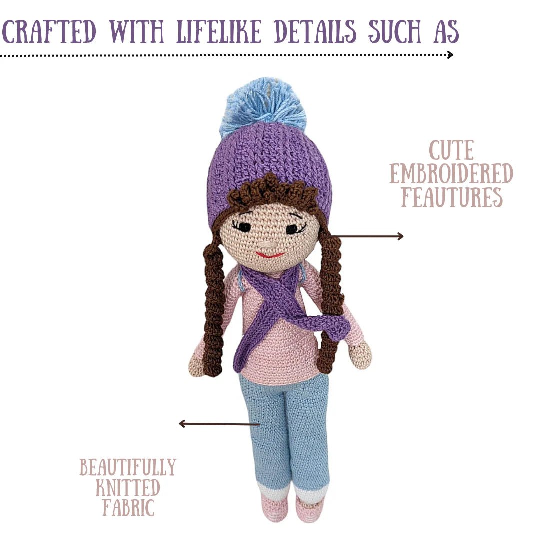 Happy Threads Sweetie Doll Handcrafted Stuffed Dolls - SWTE0805