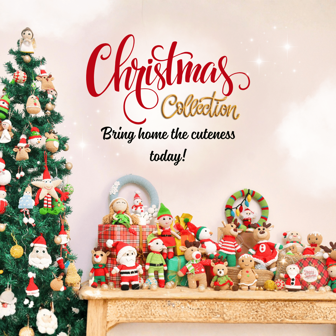 Happy Threads | Whimsical Crochet Snowman Ornament – Delightful Christmas Tree Décor - Christmas Decor