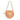 Happy Threads | Whimsical Handmade Crochet Peach Purse for Little Princesses - Adorable Girls' Accessories - Crochet Handbag