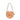 Happy Threads | Whimsical Handmade Crochet Peach Purse for Little Princesses - Adorable Girls' Accessories - Crochet Handbag