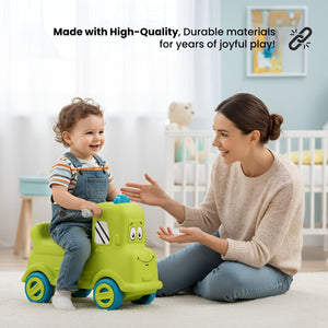 Happy Bear - Ride on Toys - HAPPYBEAR Rider Push Car for Kids 1 - 5Years Indoor & Outdoor Ride - On Toy (Green) - HBM_Rider green