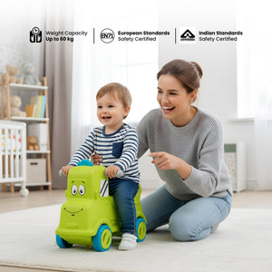 Happy Bear - Ride on Toys - HAPPYBEAR Rider Push Car for Kids 1 - 5Years Indoor & Outdoor Ride - On Toy (Green) - HBM_Rider green