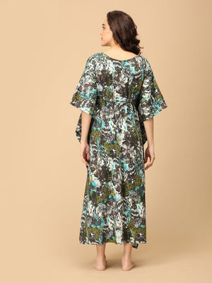 Harmony Wrap Maternity and Nursing Kaftan Nighty - NW - SD - HRMWP - S