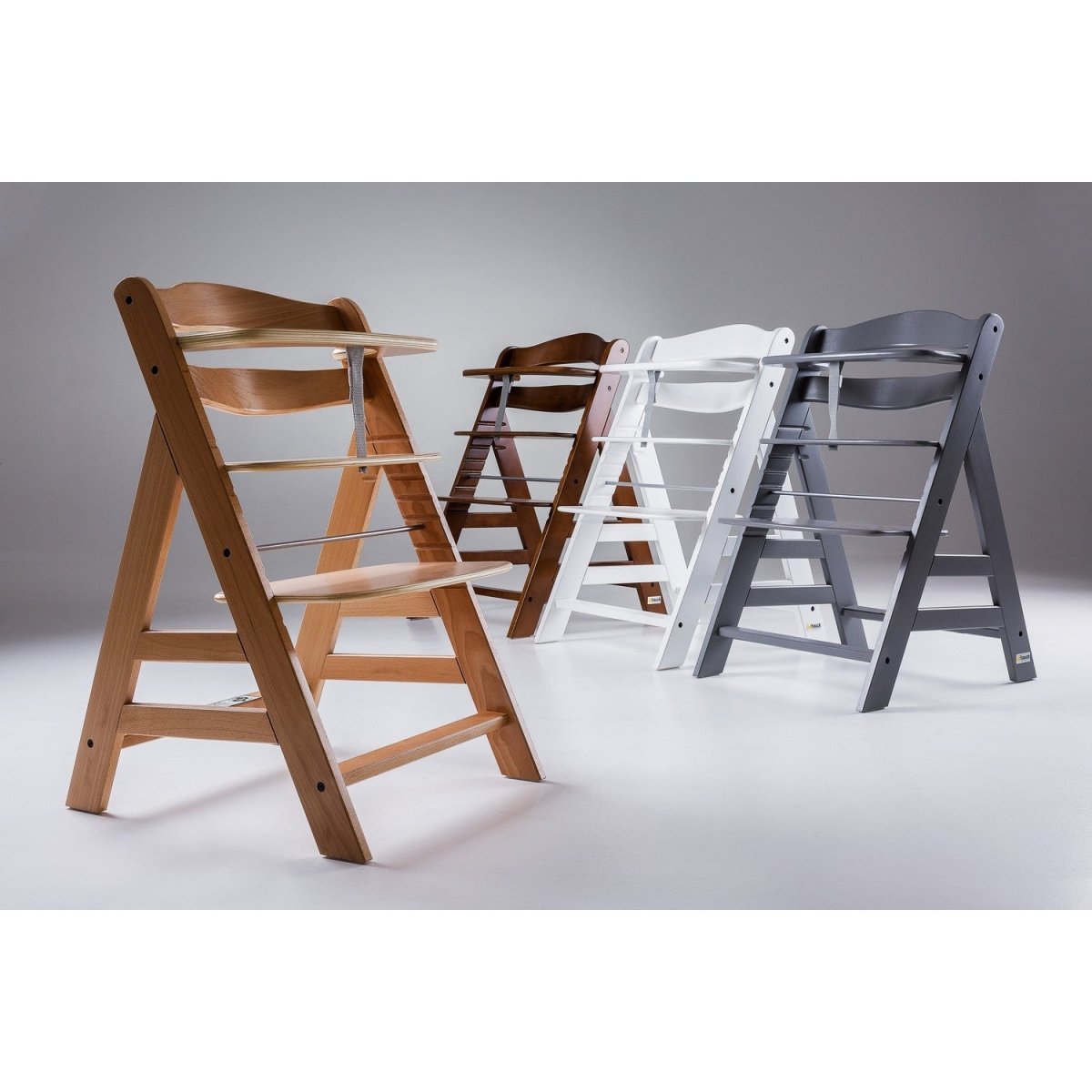 Hauck Alpha Plus B Highchair- Walnut - 661130