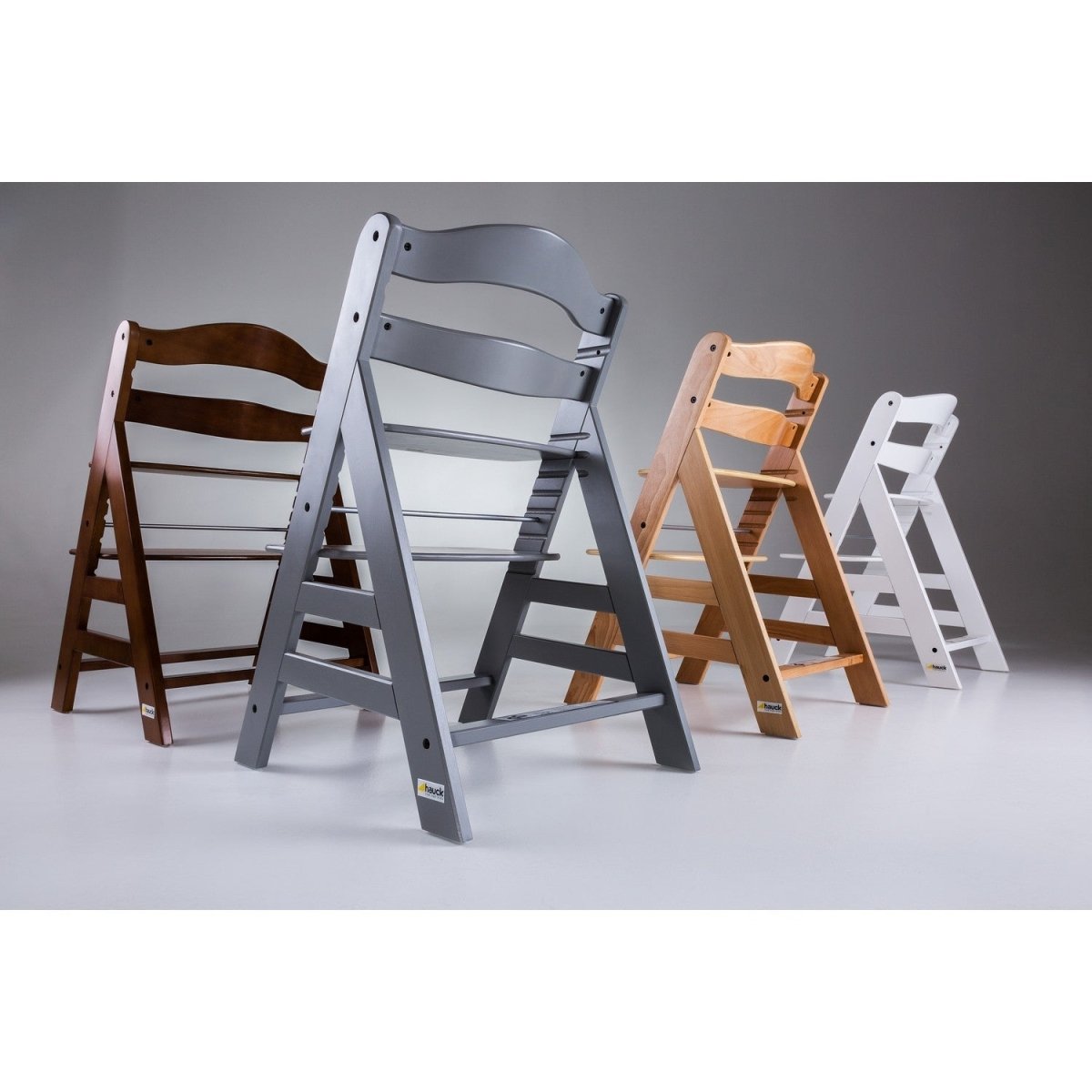 Hauck Alpha Plus B Highchair- Walnut - 661130