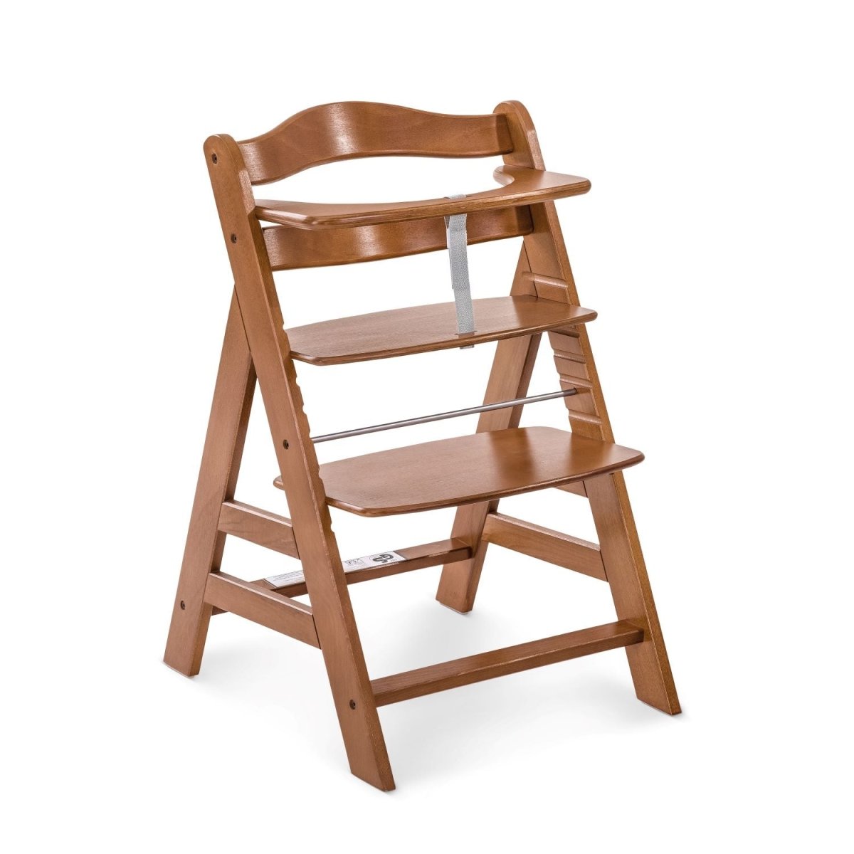 Hauck Alpha Plus B Highchair- Walnut - 661130