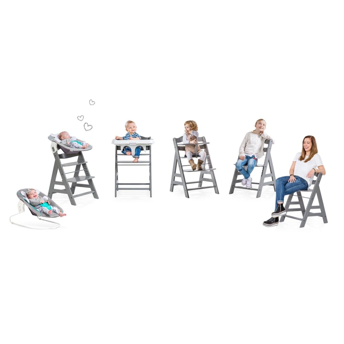 Hauck Alpha+B Travel & Gear- White - 661161