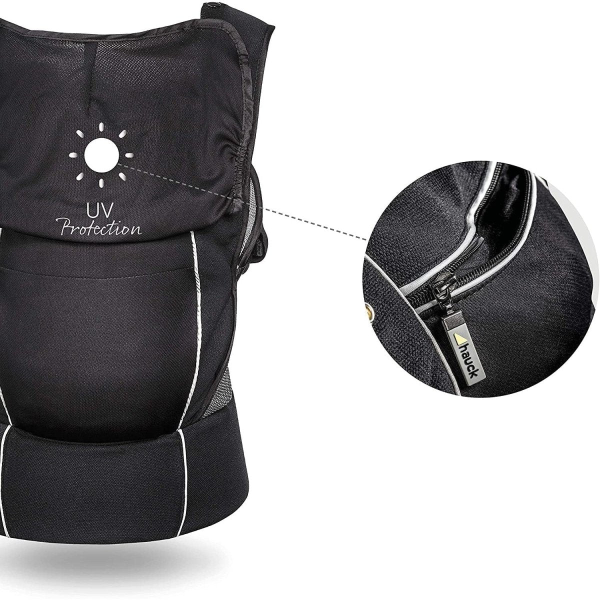 Hauck Close To Me Baby Carrier With 4 Carry Positions- Black - 581063