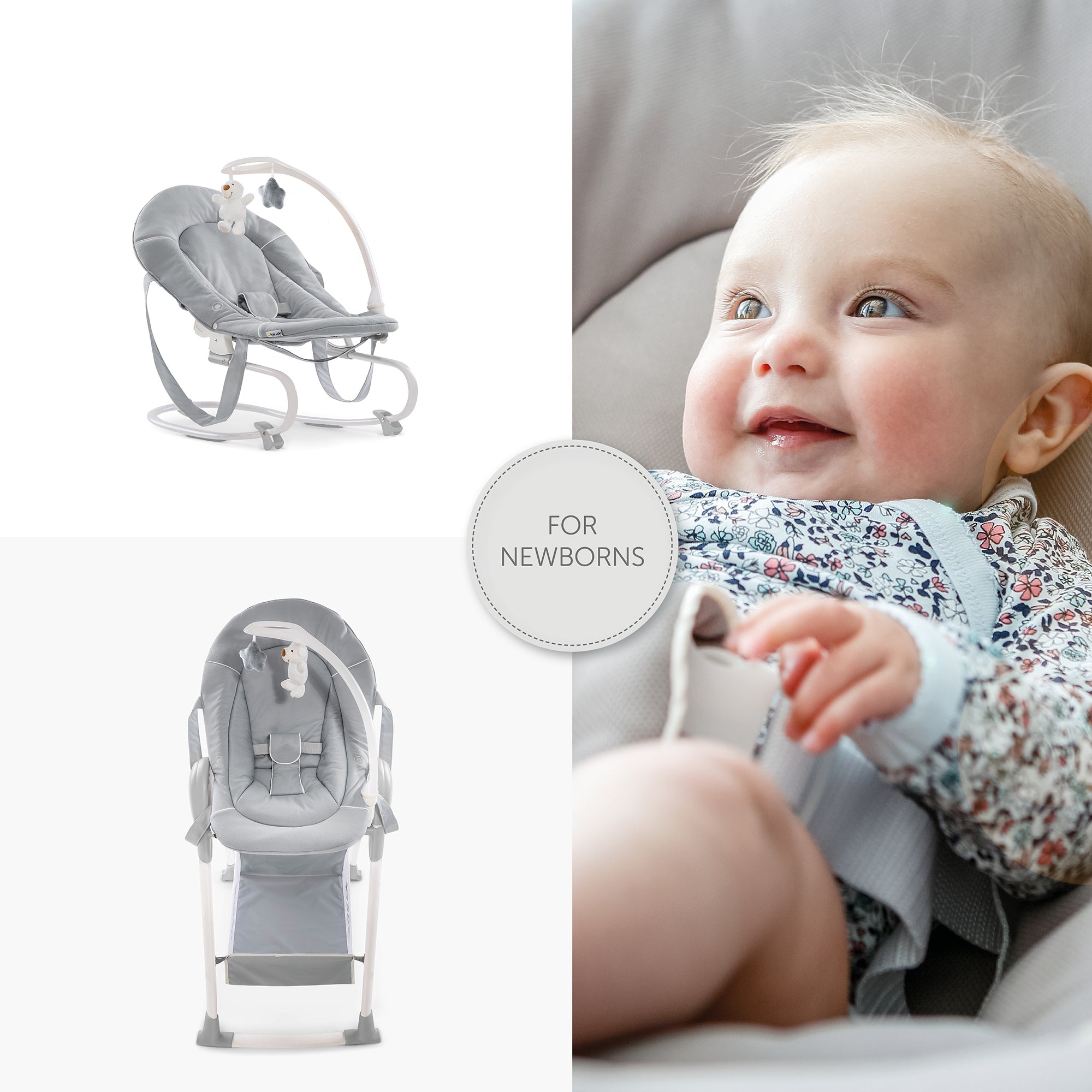 Hauck High Chair Sit N Relax (Birth to 36 Months) Grey - 665091
