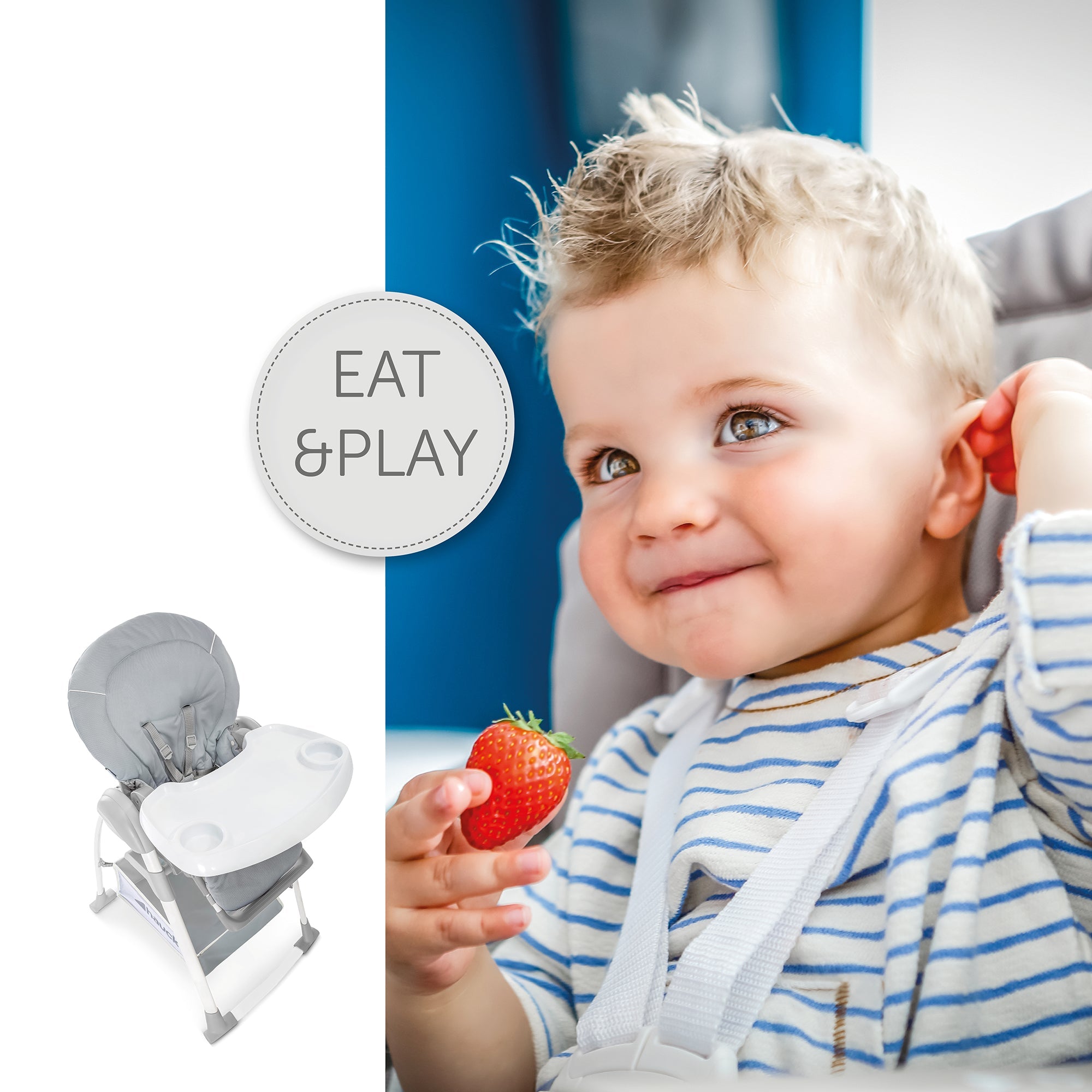 Hauck High Chair Sit N Relax (Birth to 36 Months) Grey - 665091