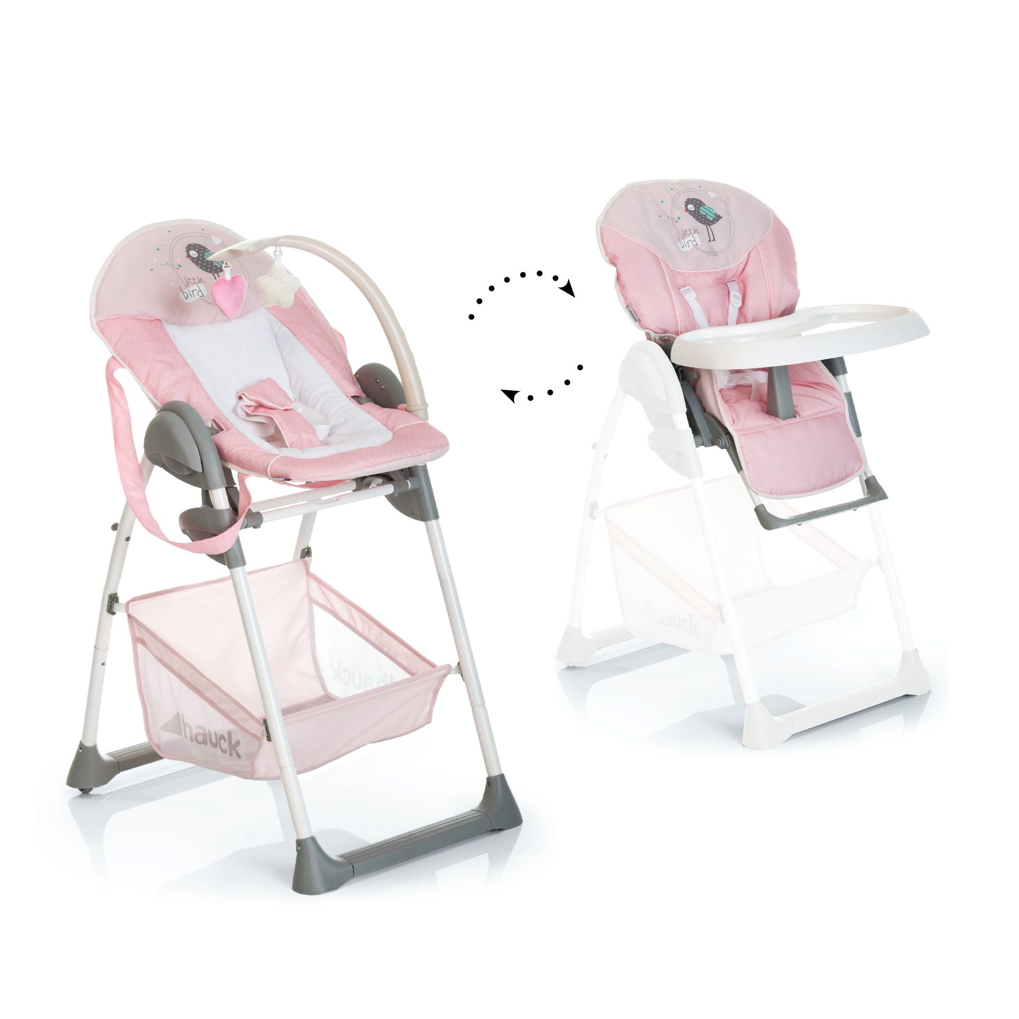 Hauck High Chair Sit N Relax (Birth to 36 Months) Rose – The Mom Store