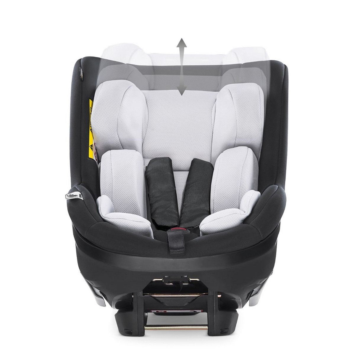 Hauck Ipro Kids Convertible Car Seat For Baby & Kids- Caviar - 614167