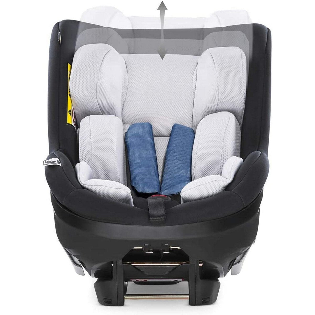 Hauck Ipro Kids Convertible Car Seat For Baby & Kids- Denim - 614174