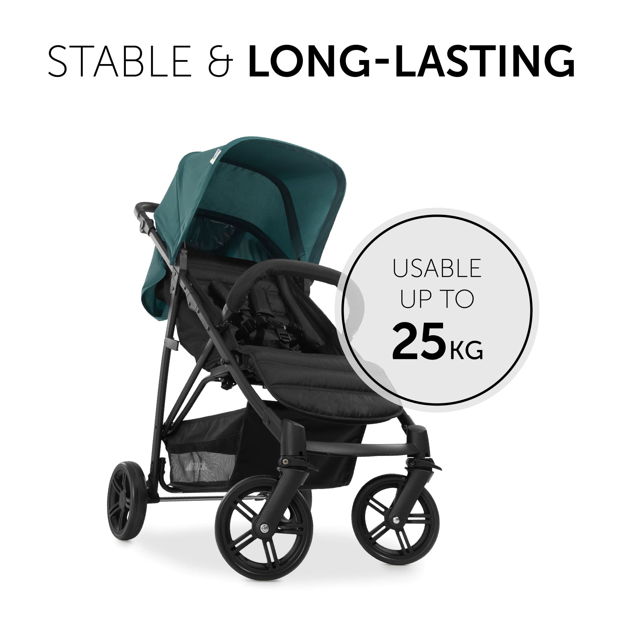 Hauck Stroller Rapid 4 (Birth to 48 Months) Petrol - 148471