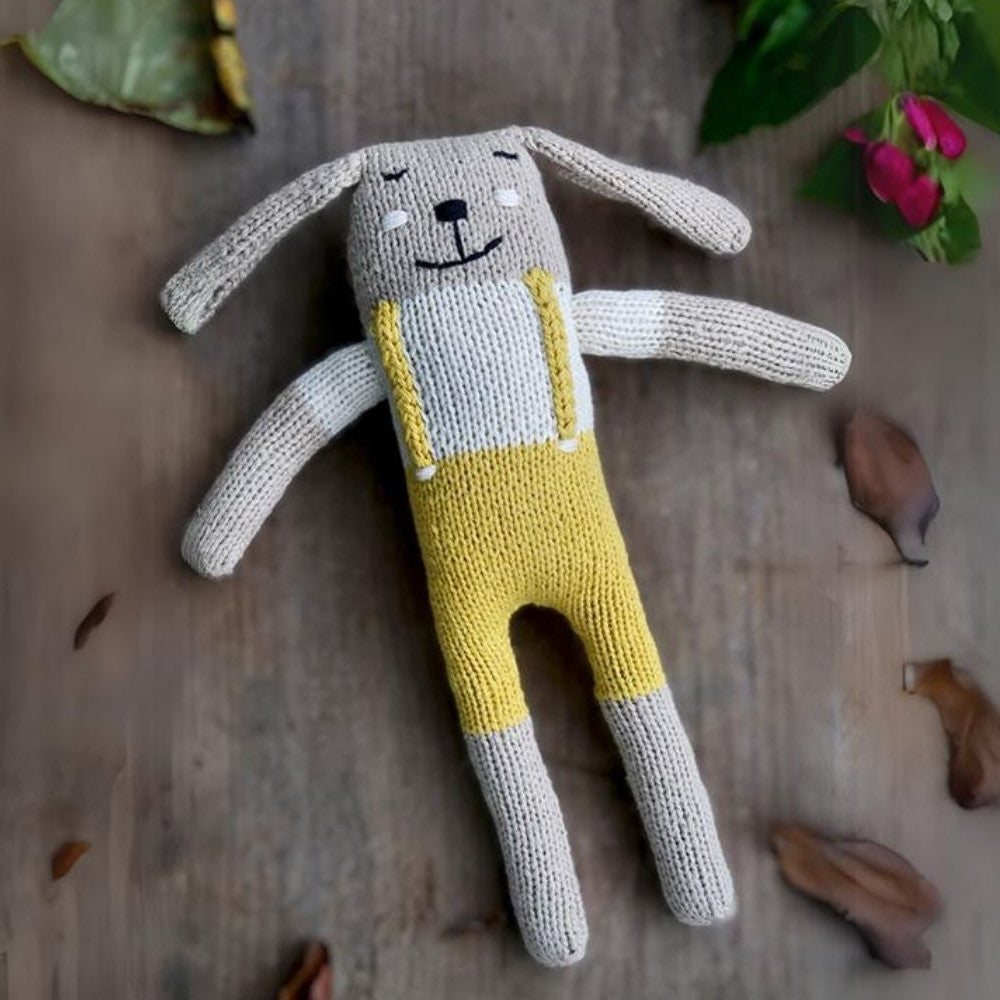 Himalayan Blooms Crochet Sleepy Bunny Toy
