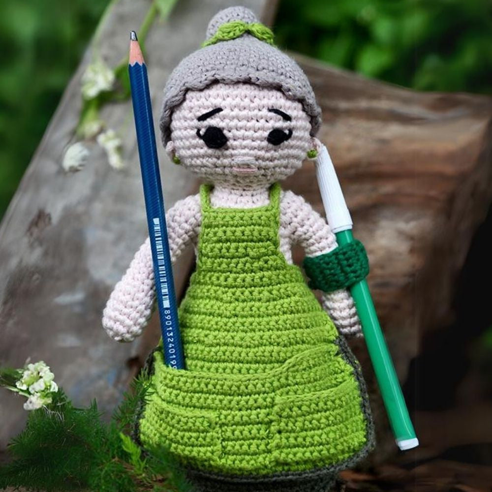 Himalayan Blooms Crochet Granny Doll