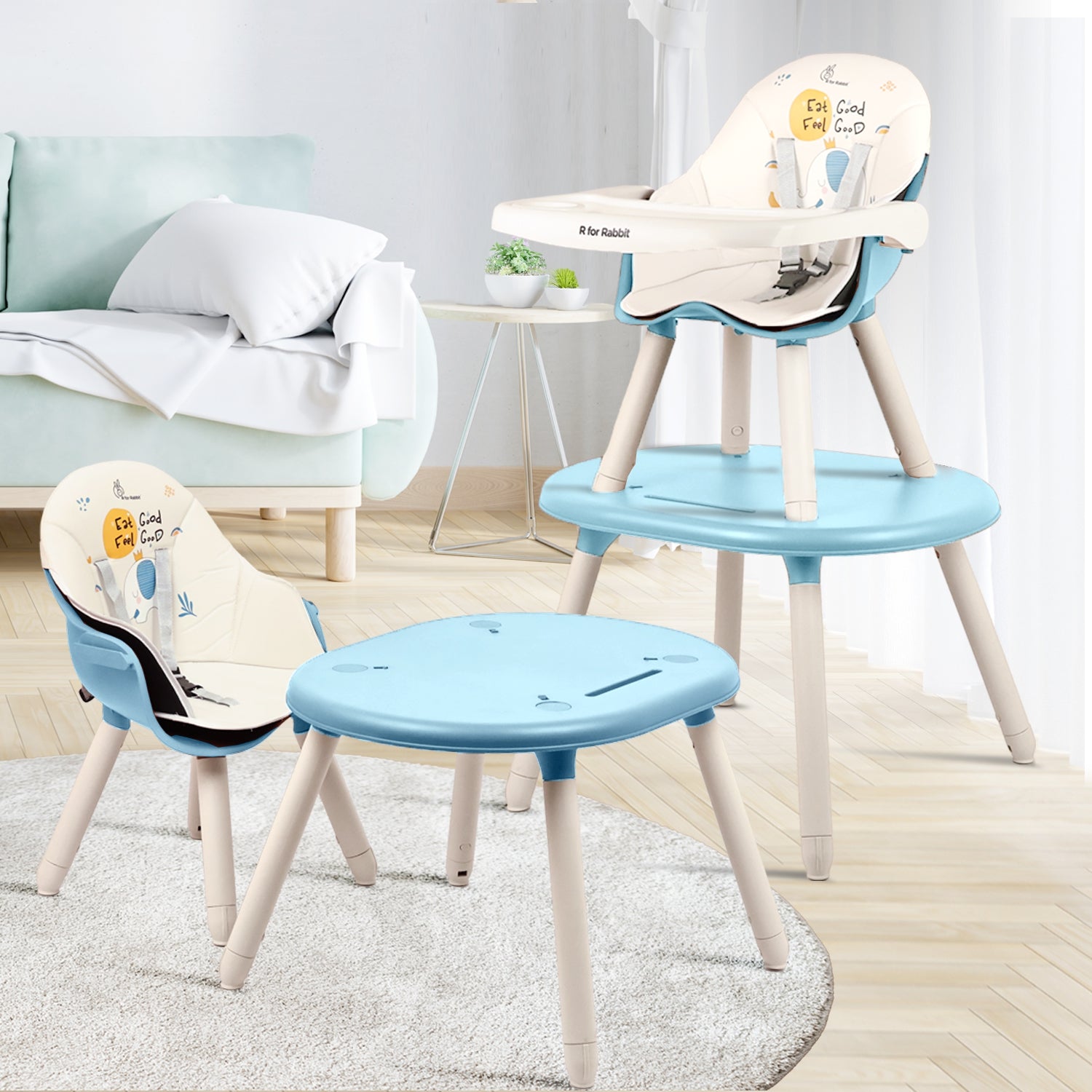 R For Rabbit Cherry Berry Tusky convertible chair-
