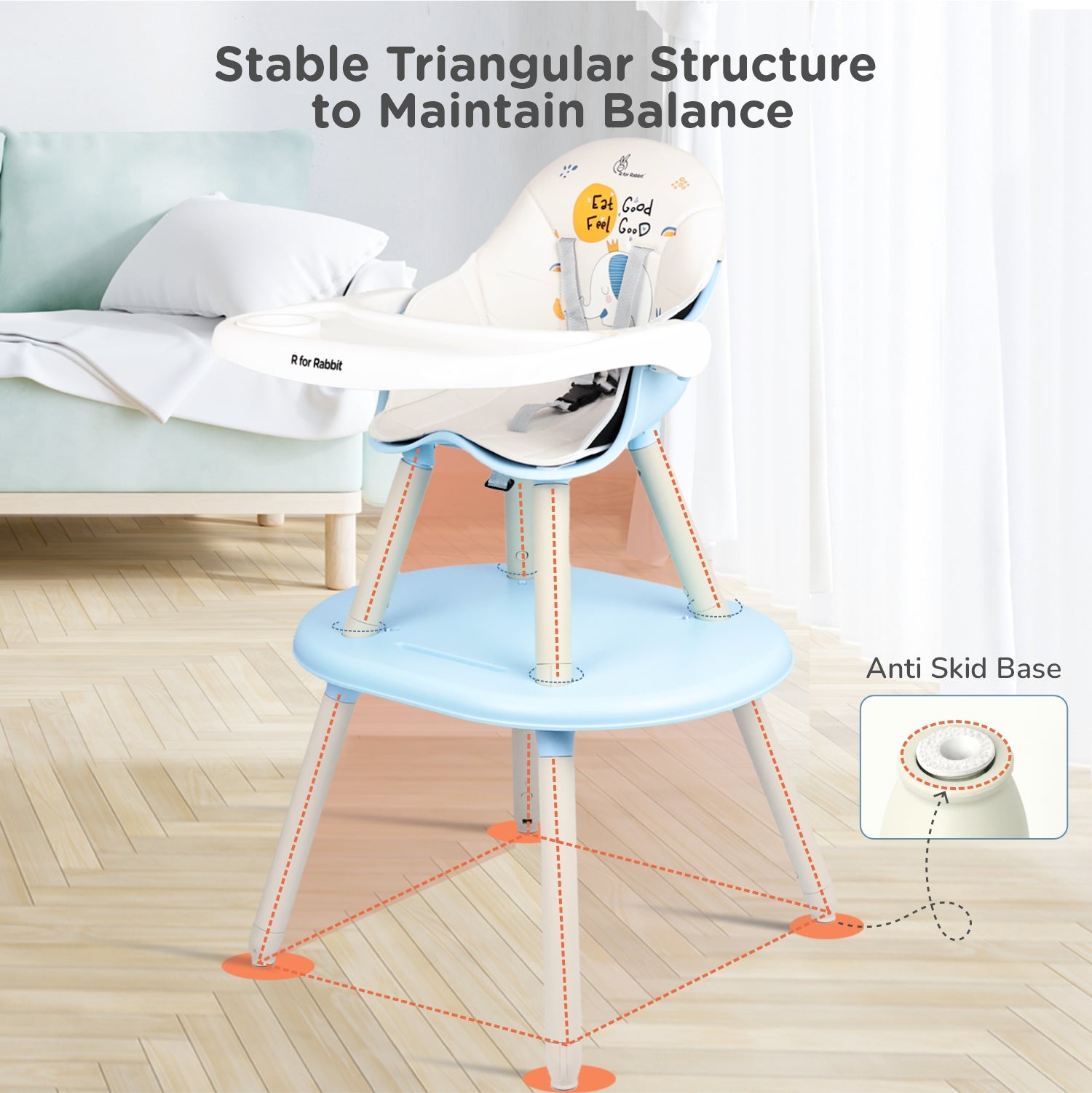 R For Rabbit Cherry Berry Tusky convertible chair-