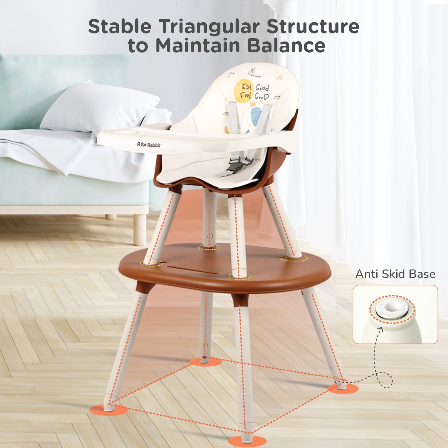 R For Rabbit Cherry Berry Tusky convertable chair