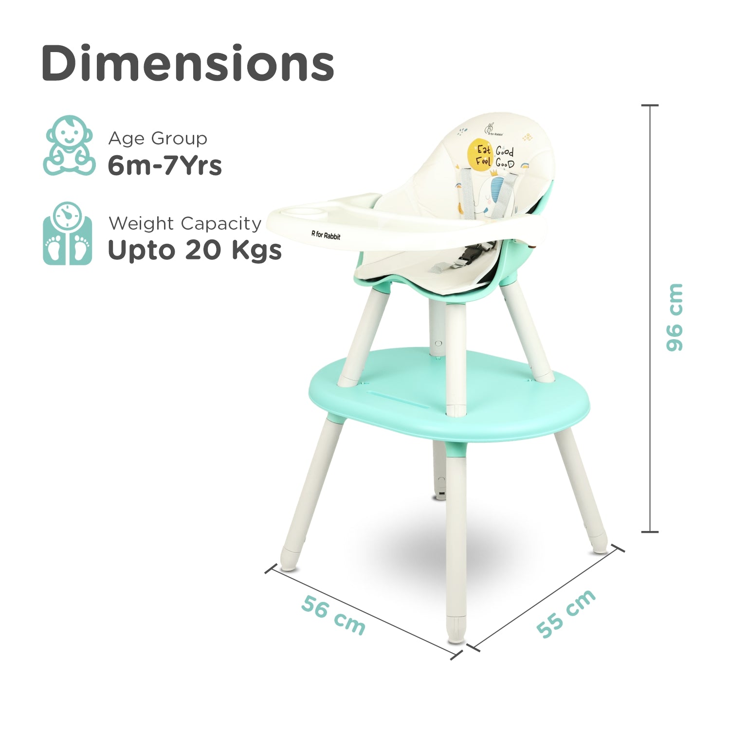 R For Rabbit Cherry Berry Tusky convertable chair