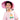 Headband styled Pink Rabbit themed Visor Hat for Kids. - 3 - 6 years Swim