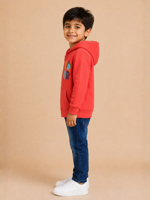 Hear The Dino ROAR Zipper Hoodie - 0-6 Months Kids Winter Hoodies