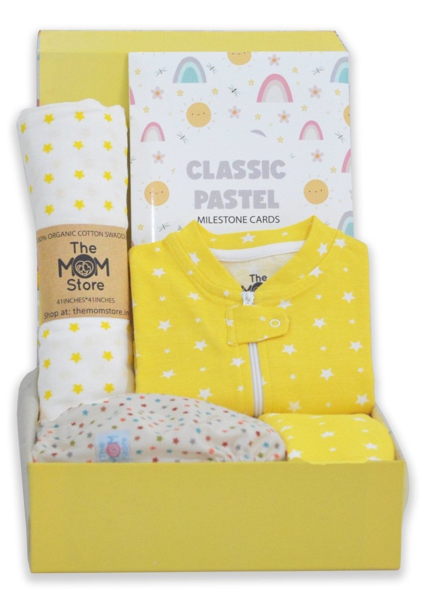 Hello Baby New Born Gift Box - Shimmer - GFBX-HLSHM-GRF-0-6
