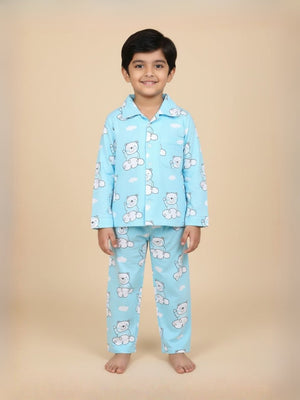 Hello Bear Matching Pajama Set for Mom and Baby- Combo of 3 - Twinning Combo