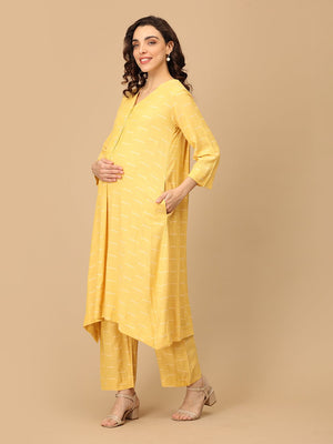 Hello Sunshine Maternity and Nursing Co - ord Set - MEW - SK - HLOSN - S