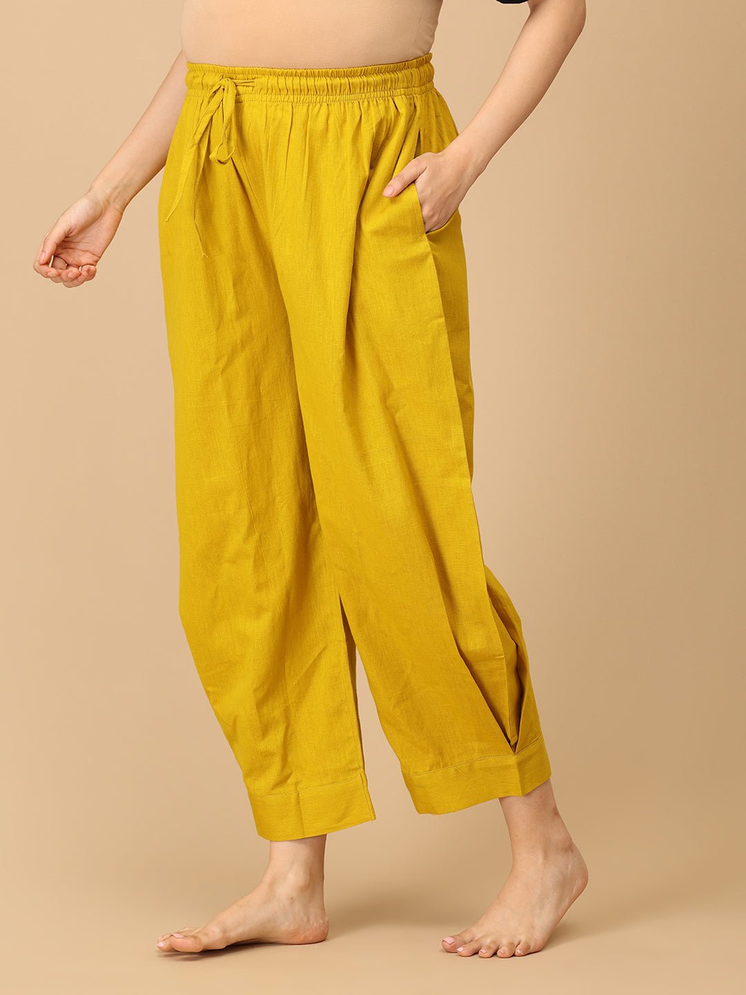 Hello Yellow Maternity Lounge Pants - MBS - SK - HLYLW - S