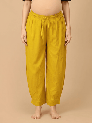 Hello Yellow Maternity Lounge Pants - Yellow Maternity Bottoms