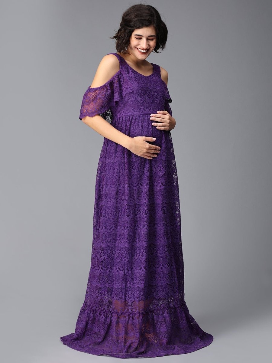 Her Majesty Maternity Photoshoot Gown - DRS-SD-URSL-S