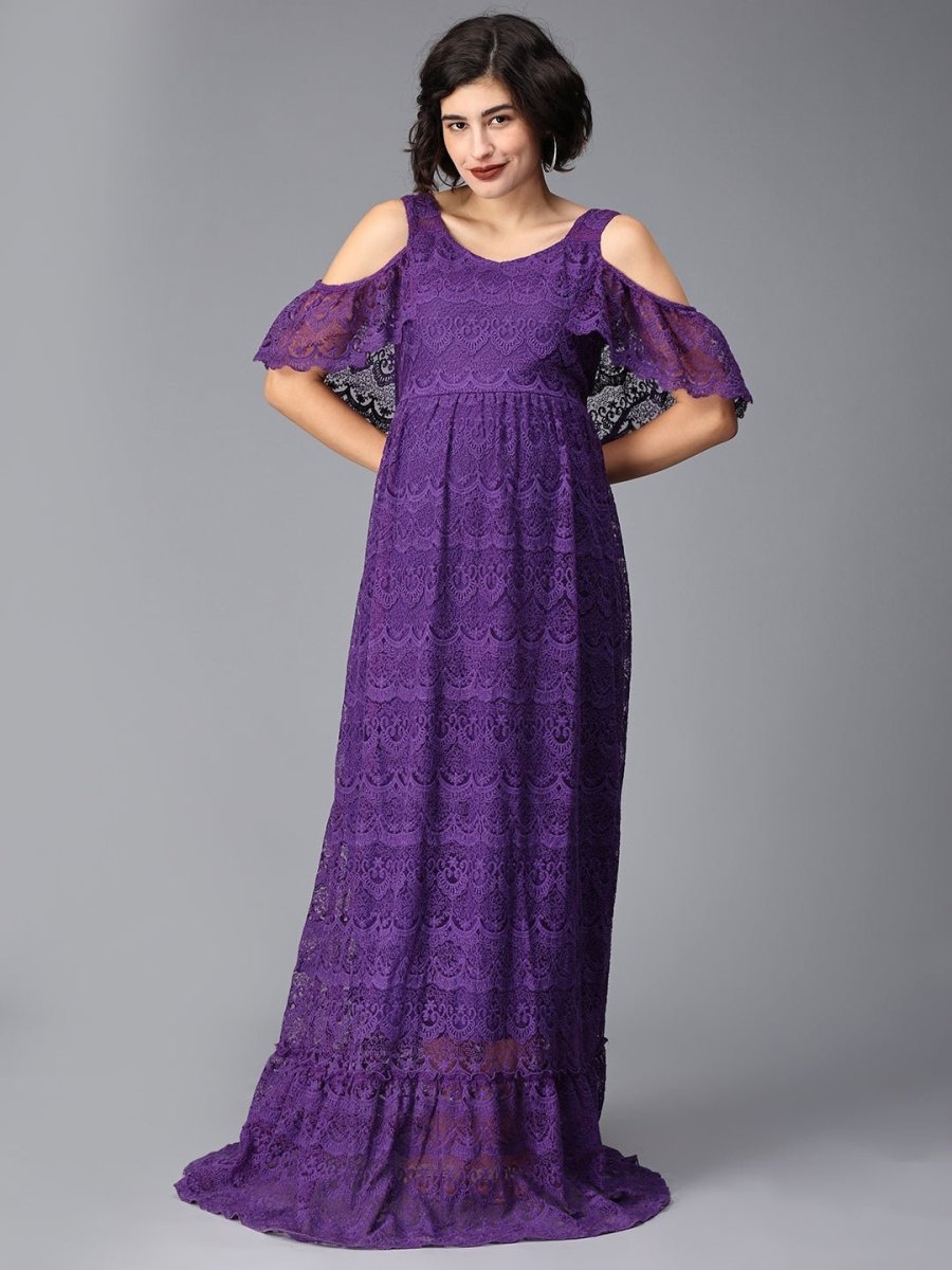 Her Majesty Maternity Photoshoot Gown - DRS-SD-URSL-S