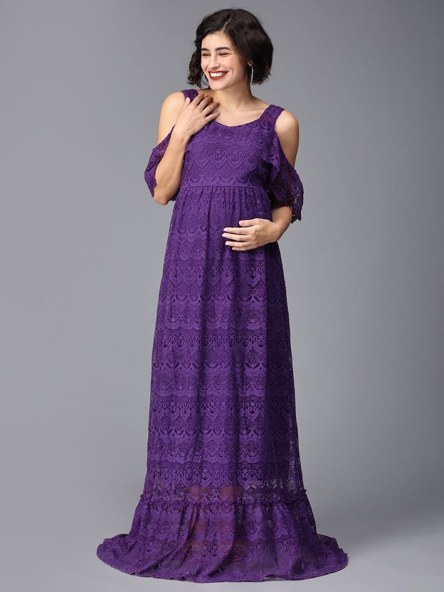 Her Majesty Maternity Photoshoot Gown - DRS-SD-URSL-S
