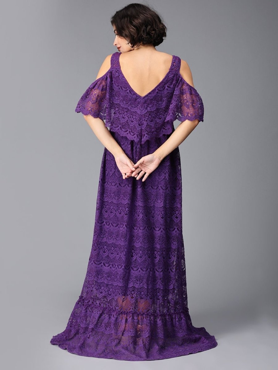 Her Majesty Maternity Photoshoot Gown - DRS-SD-URSL-S