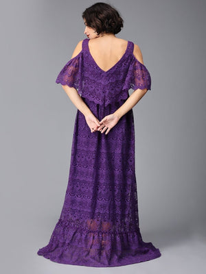 Her Majesty Maternity Photoshoot Gown - DRS-SD-URSL-S