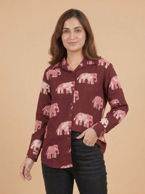 Herd You Right Maternity and Nursing Oversized Shirt - S Maternity and Nursing Tops
