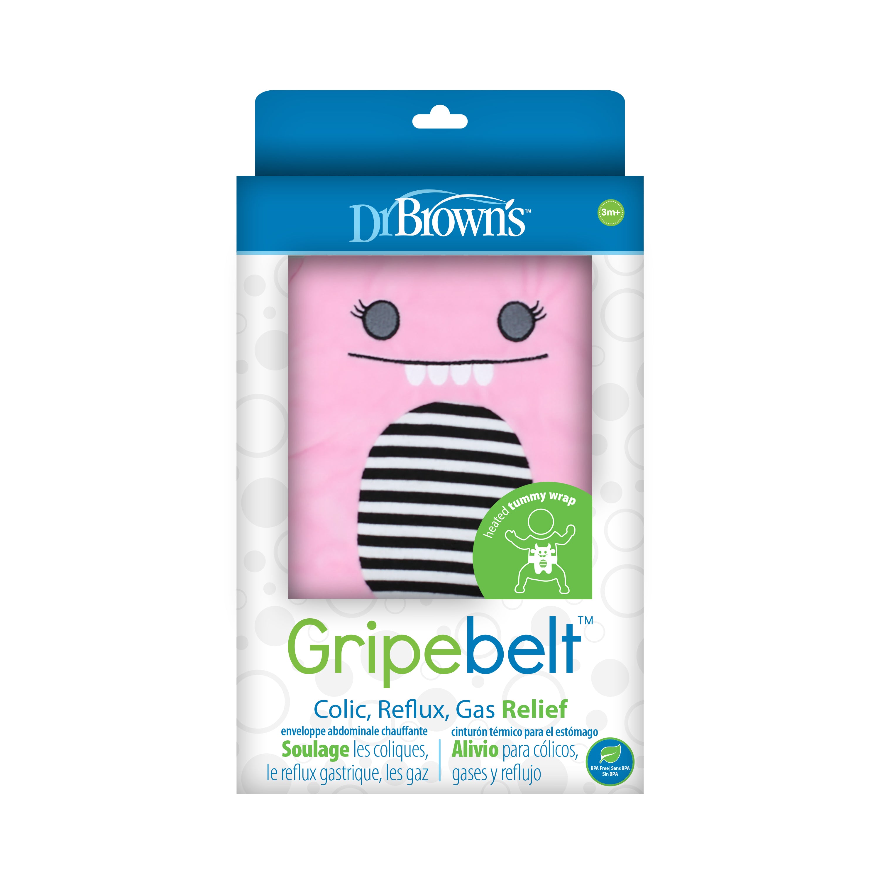 Dr. Brown's Gripebelt Pink Birth to 6M