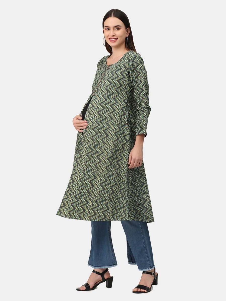 High Tea Maternity And Feeding Shacket - MEW-HTSH-S