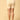 Back view of model wearing beige coloured high waisted mama boyshorts from the mom store
