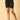 Model wearing black coloured over the belly support panties from the mom store